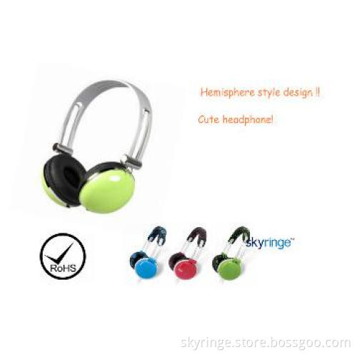 Hemisphere style noise cancelling headphones